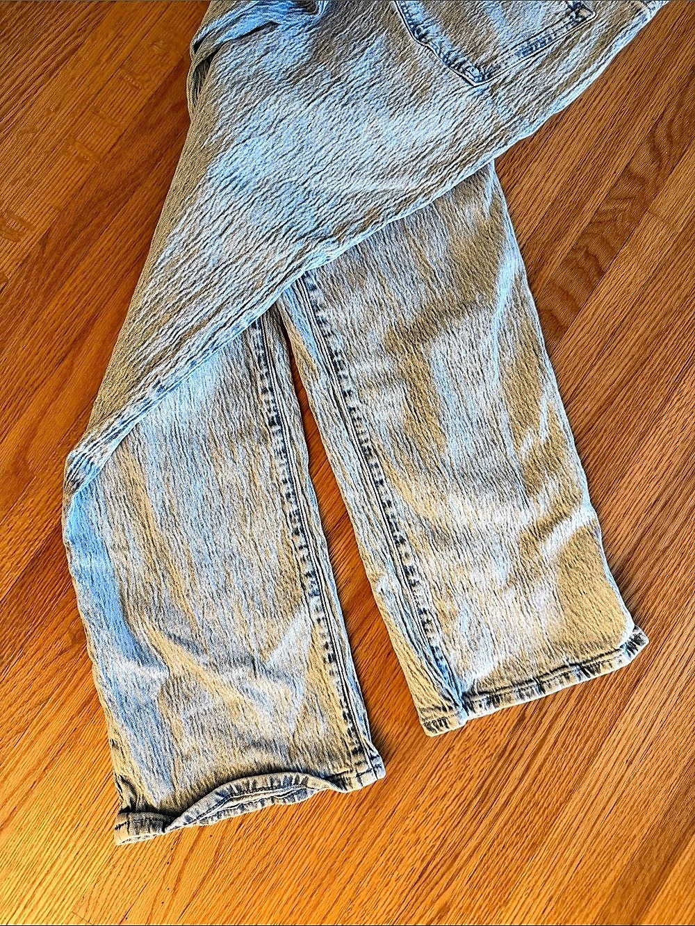 Triarchy Bootcut Leg Jeans in Blue Waist 30 Like New - Picture 3 of 6